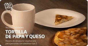 Receta: Tortilla de papa y queso